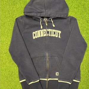 Vintage Nike Y2K Uconn Zip Up Hoodie